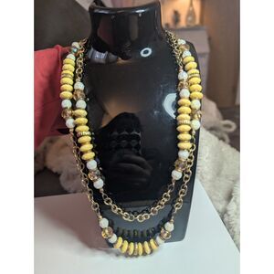 Chico’s Style Convertible 3-in-1 Multi-Strand Statement Necklace